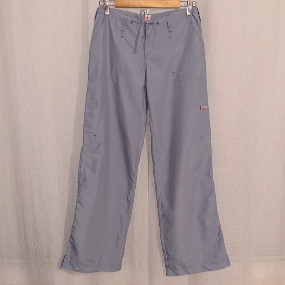 TILT by PACSUN 0 Y2K Lightweight Silver Gray Cargo Polyester Cargo Pants